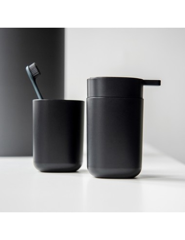 Dosificador de jabón davos negro mate