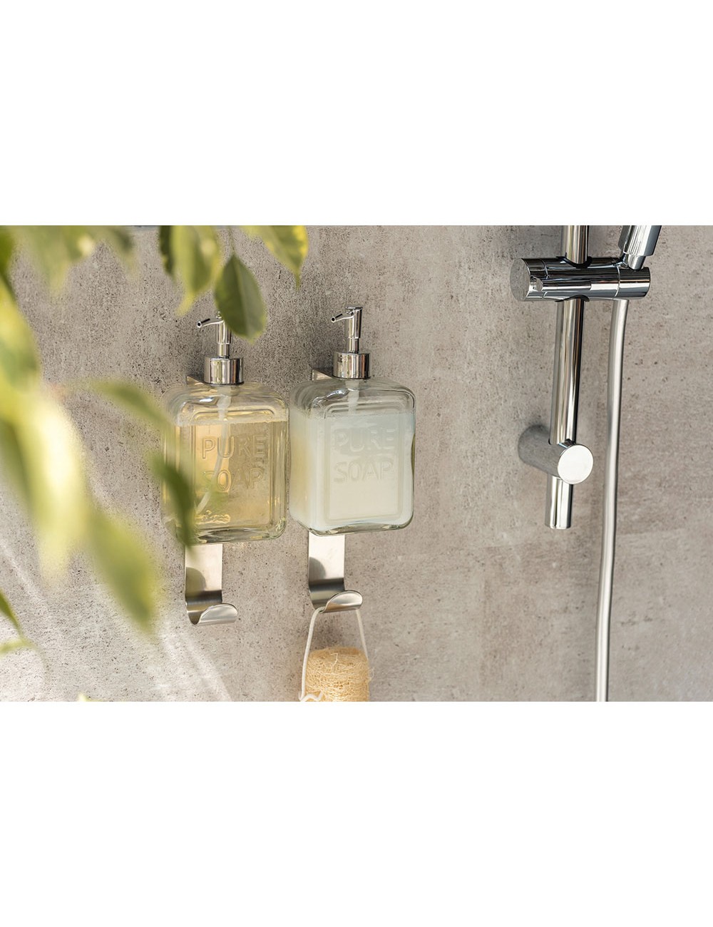 Dosificador de jabón pure soap transparente