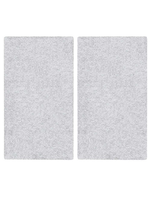 Placas cobertoras de vidrio transparente 30 x 52 cm, 2 uds