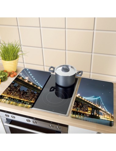 Placas cobertoras de vidrio brooklyn bridge 30 x 52 cm, 2 uds