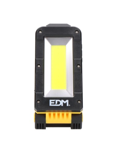 Linterna de trabajo led recargable con base basculante