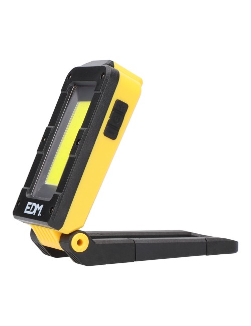 Linterna de trabajo led recargable con base basculante