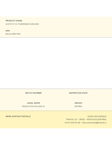 Aceite 4t 2l 7100000020 garland