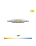 Bombilla lineal led 78mm r7s 5.5w 780lm 4000k luz dia ø1,6x7,8cm edm