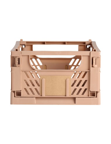 Caja almacenaje plegable arena 33 x 24,5 x 15 cm