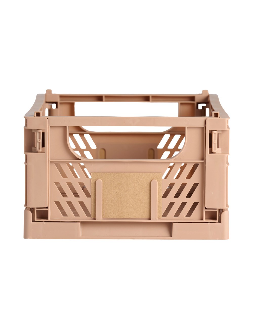 Caja almacenaje plegable arena 33 x 24,5 x 15 cm