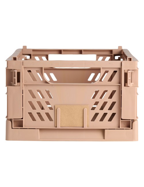 Caja almacenaje plegable arena 50 x 33 x 25 cm