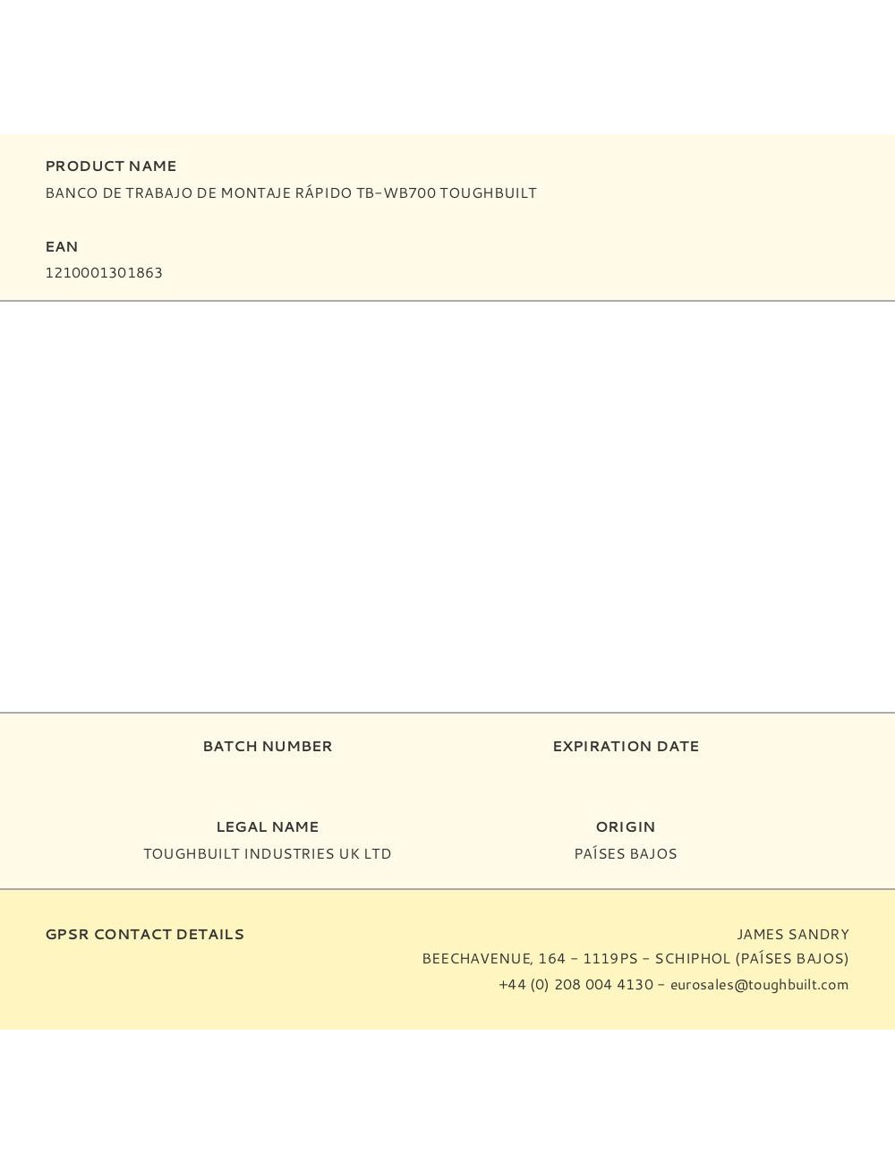 Banco de trabajo de montaje rápido