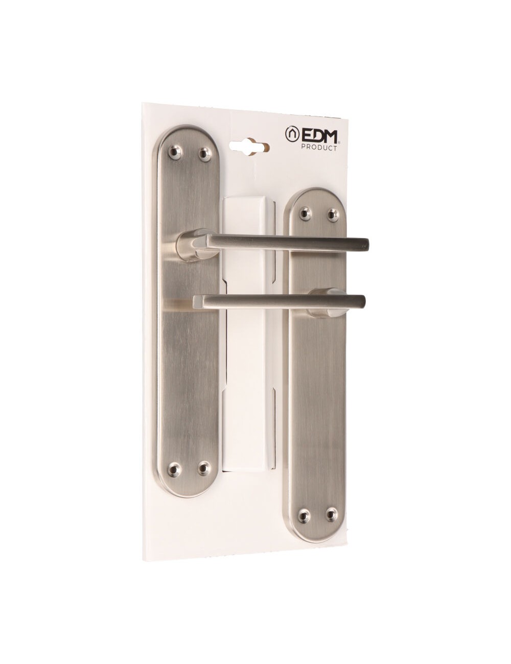 Blister juego de manillas 606 niquel satinado edm