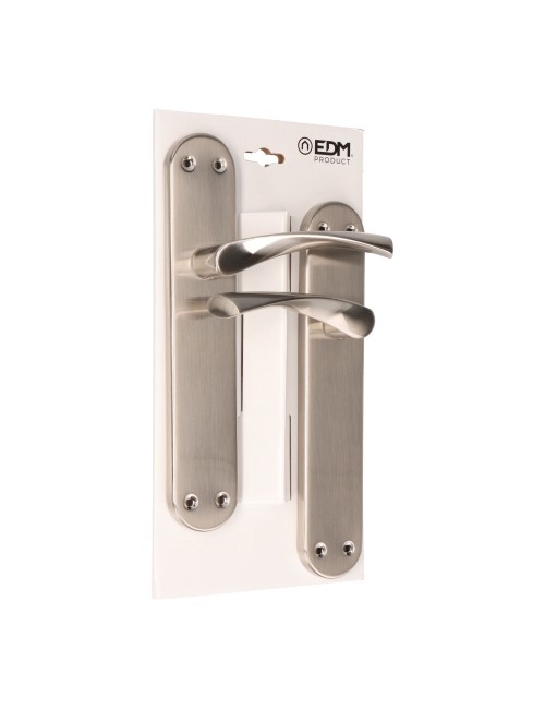 Blister juego de manillas 707 niquel satinado edm