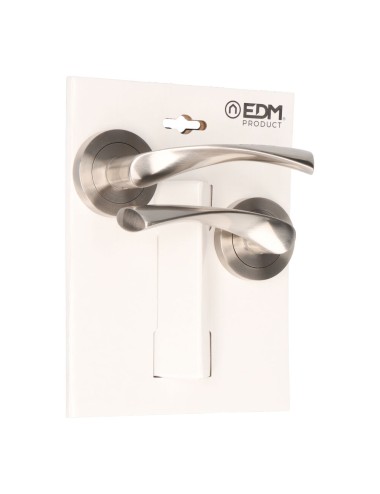 Juego roseta 707 níquel satinado ø 50 x 125 mm