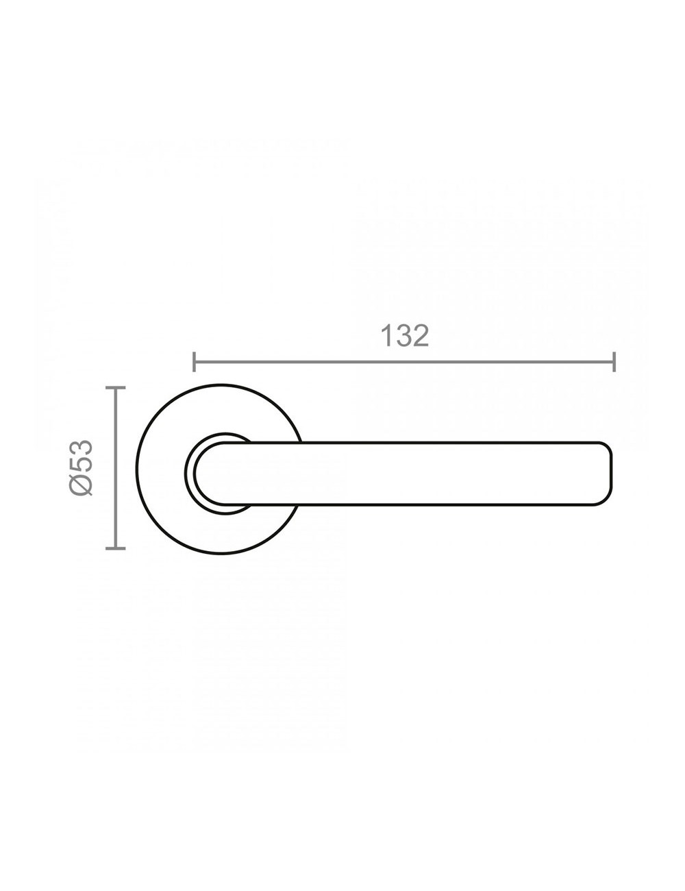 Juego roseta l curva 575 inox.