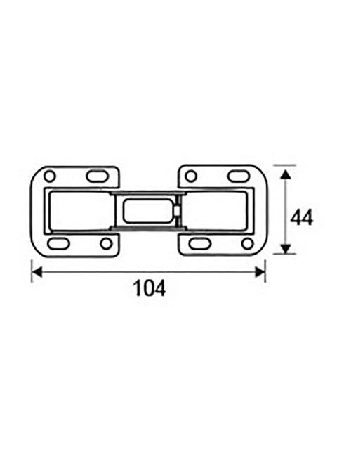 Blister bisagra cazoleta sobreponer bc10 zn edm