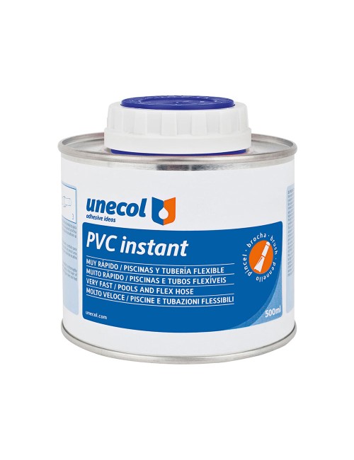 Adhesivo pvc instant bote con pincel 500 ml