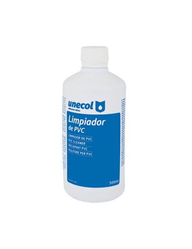 Limpiador pvc, botella plástico 500 ml