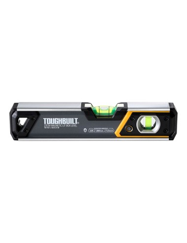 Nivel magnético tubular burbuja iluminada de 23cm tb-h2-l-m23-lh-m toughbuilt