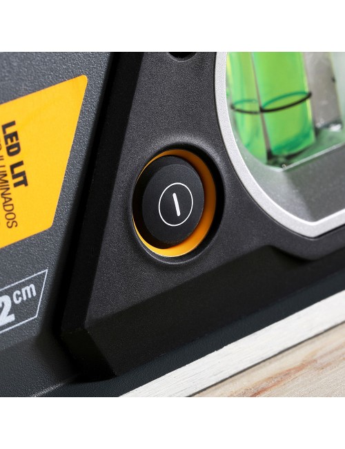 Nivel magnético tubular burbuja iluminada de 120cm tb-h2-l-m120lh-m toughbuilt