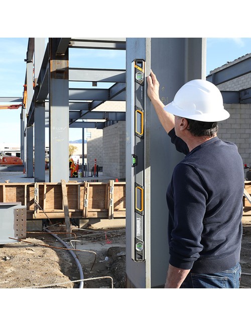 Nivel magnético tubular burbuja iluminada de 120cm tb-h2-l-m120lh-m toughbuilt