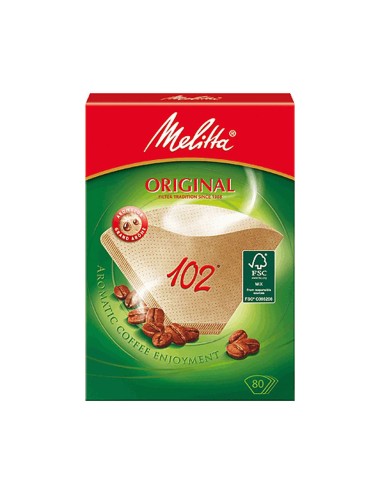 Filtro café original 102, 80 uds