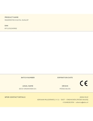 Manómetro digital dunlop