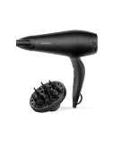 Secador de pelo con difusor negro smooth 2000 w