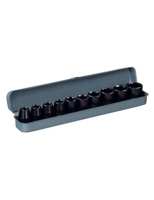 VASOS/LLAVES IMPACTO 1/2", JGO. 10 PZAS Vasos de impacto