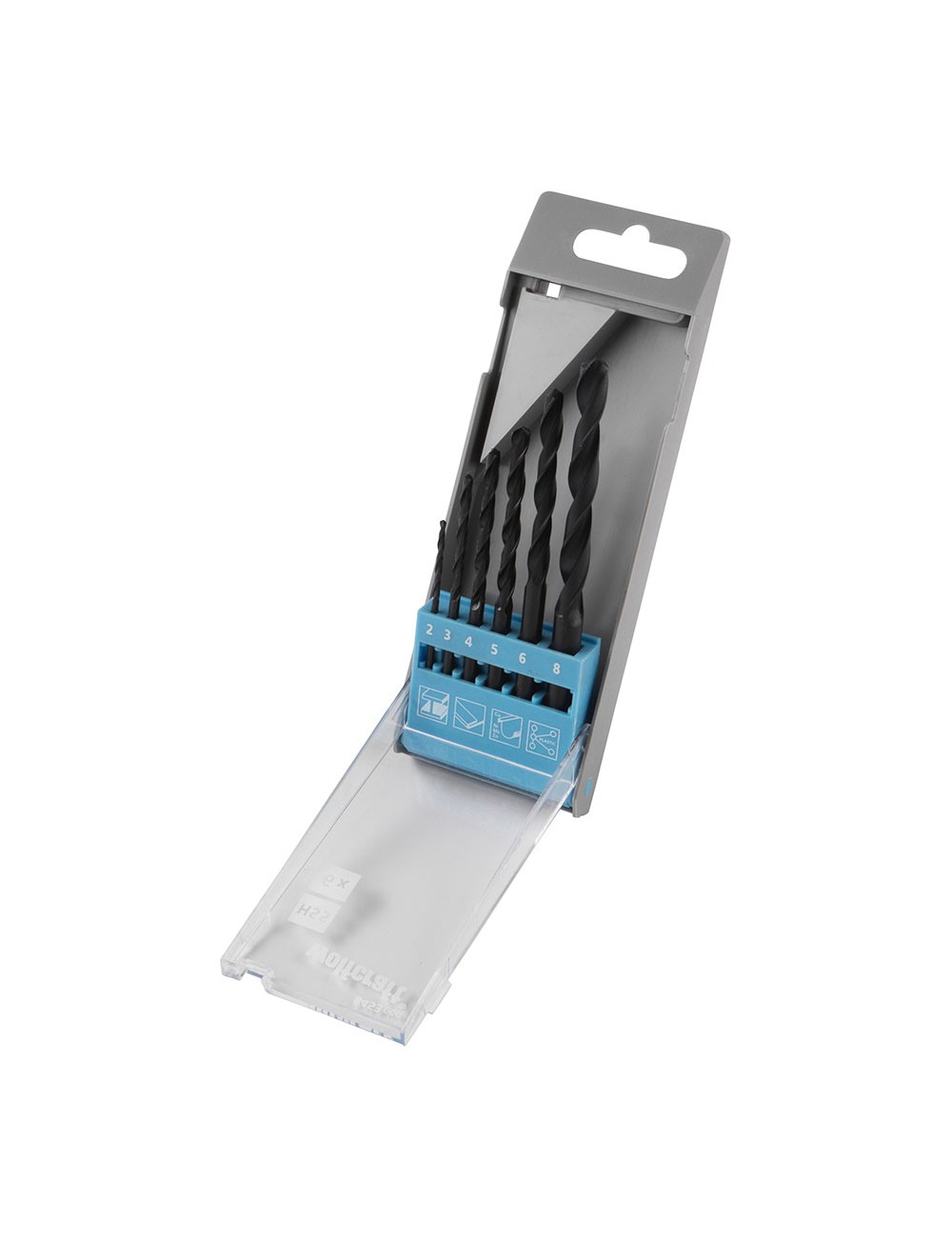 Brocas para metal hss fl, juego de 6 piezas, ø2,00 - ø8,00 mm