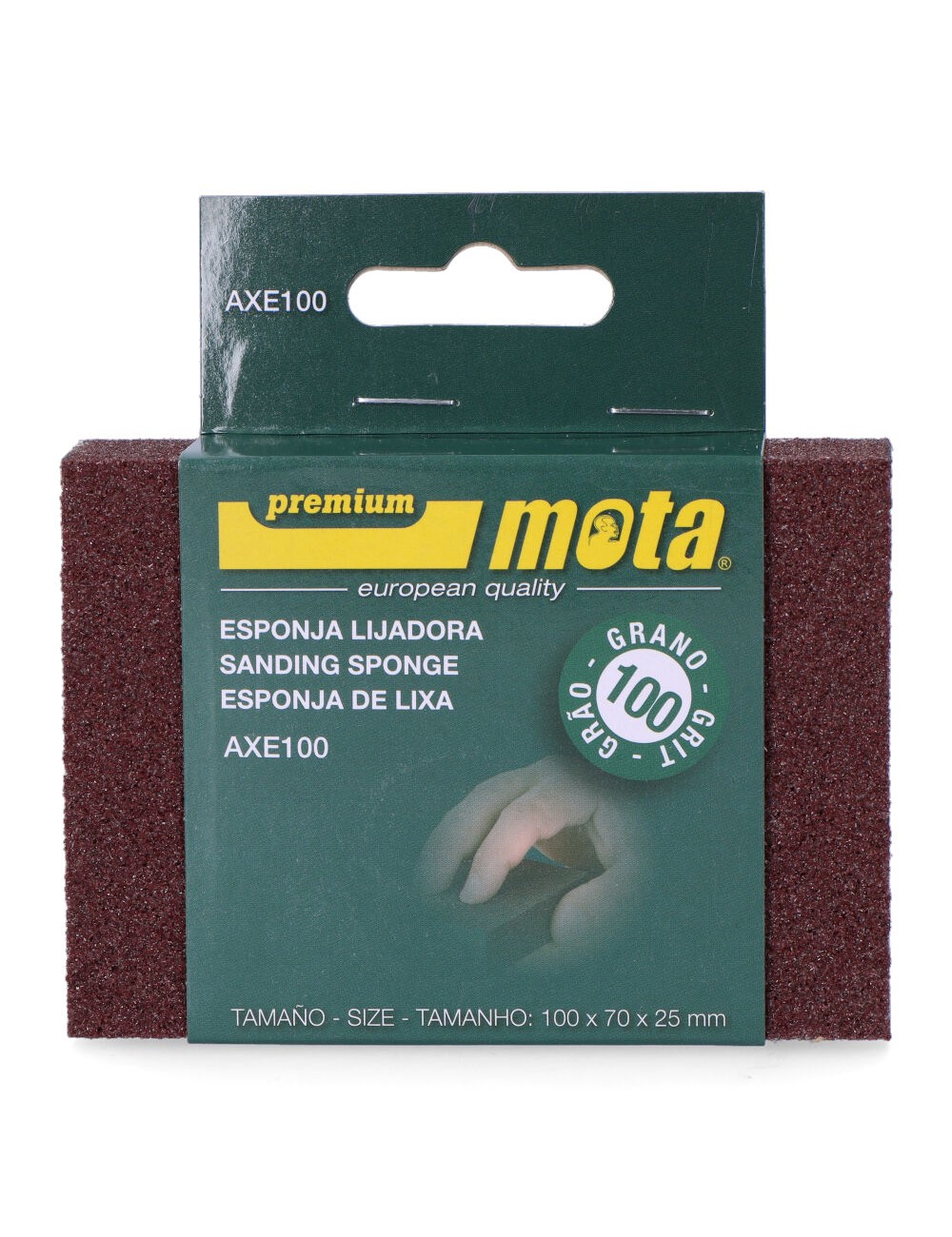 Esponja lijadora de aluminio grano 100