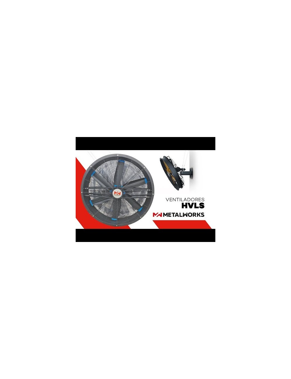 Ventilador industrial de pared  MW VID900 - Ø900 mm