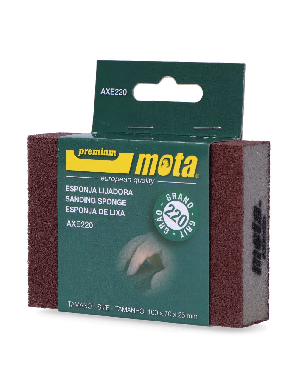 Esponja lijadora de aluminio grano 220