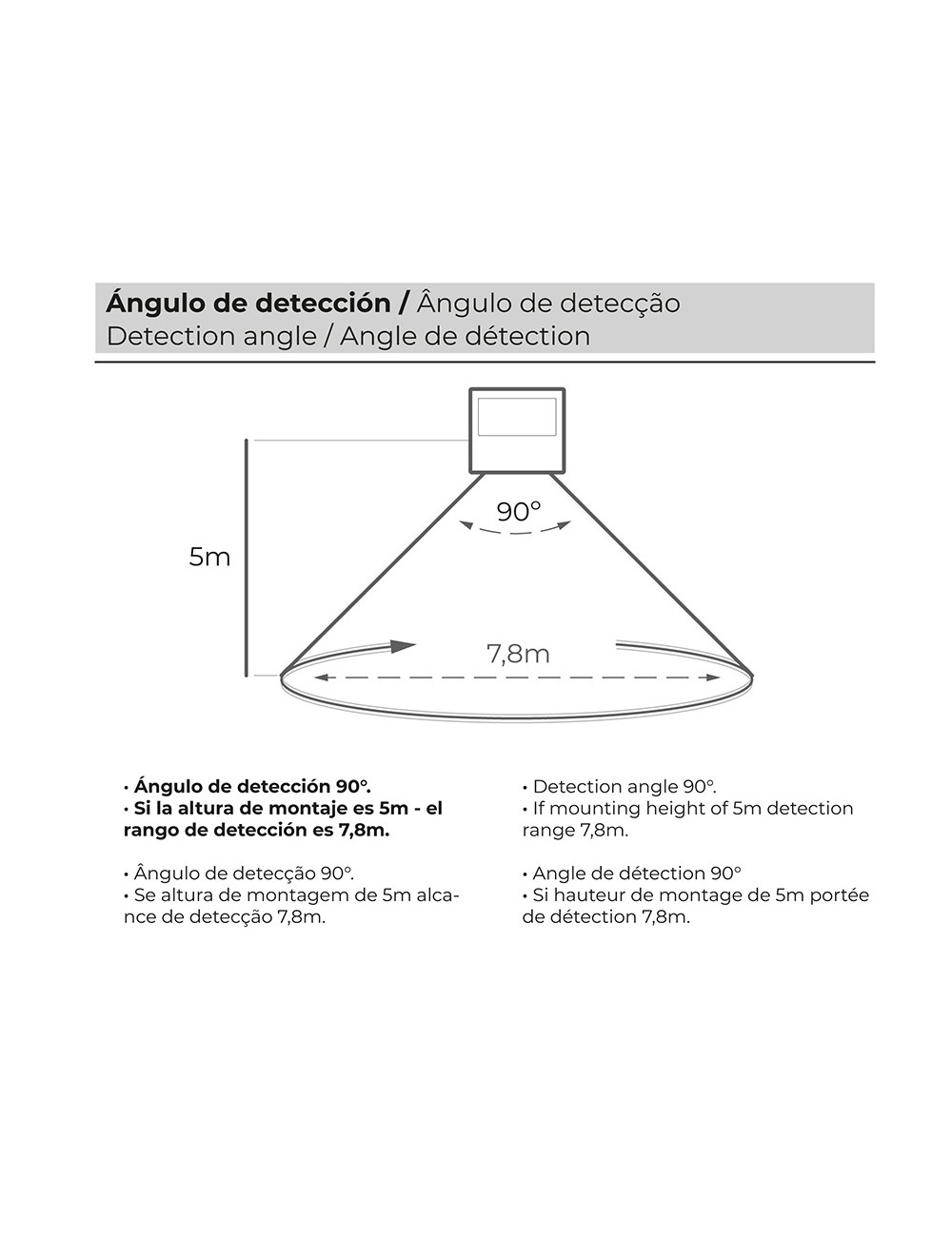 Foco proyector led solar 200 w 1500 lm 6500 k luz fría