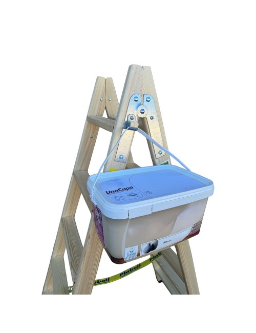 Escalera de madera peldaños anchos 214mc alto bld-8 plabell