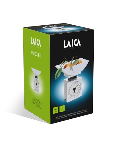 Balanza mecánica con bol blanca 1kg