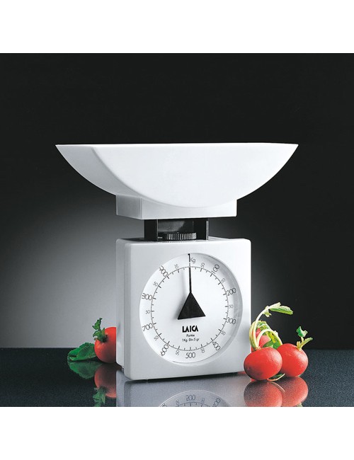 Balanza mecánica con bol blanca 1kg