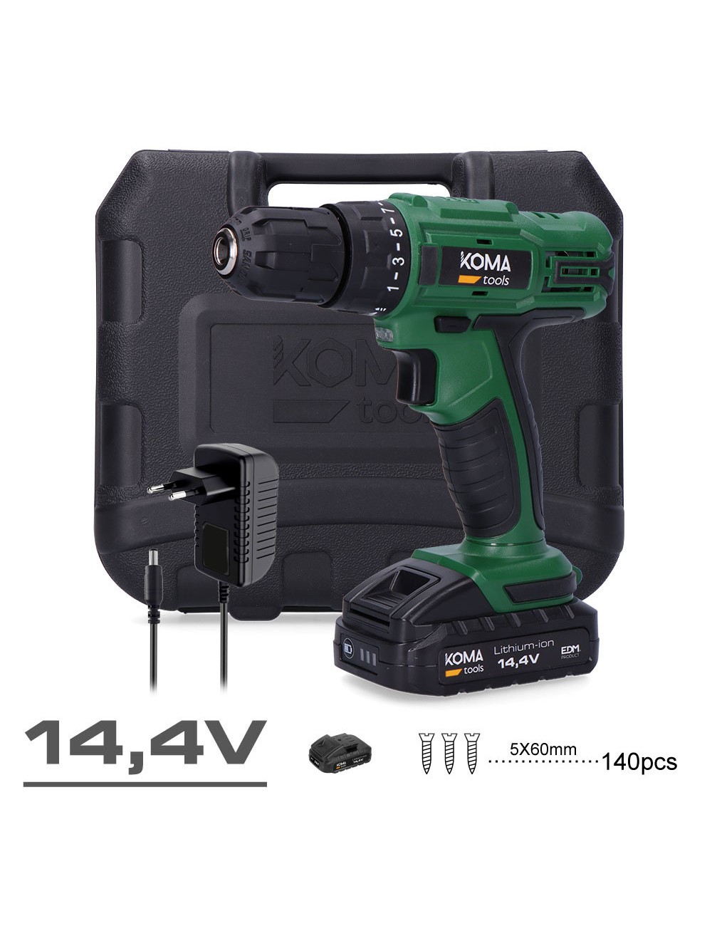 Kit taladro atornillador a batería