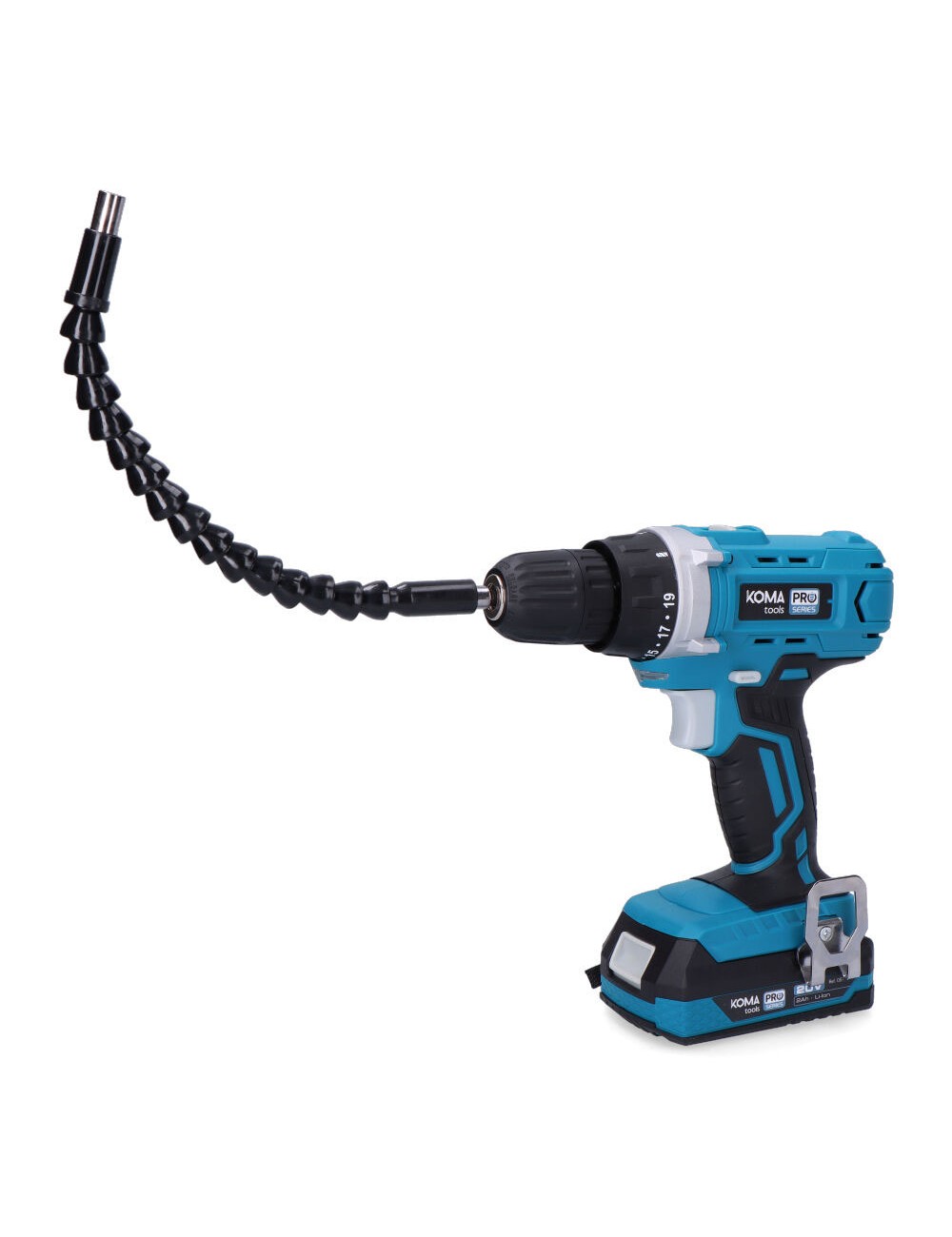 Kit taladro atornillador 20 v con 40 accesorios con batería y cargador