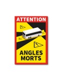 Pack 3 adhesivos "angles morts" autocar 17 x 25 cm