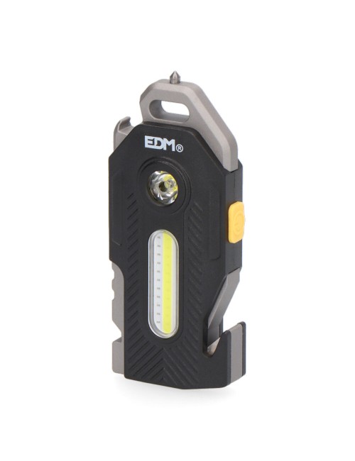 Linterna de seguridad 6 en 1 titan survival, 7+ 2,5w, 400 lm, 2 leds, 300mah