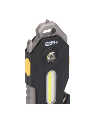 Linterna de seguridad 6 en 1 titan survival, 7+ 2,5w, 400 lm, 2 leds, 300mah