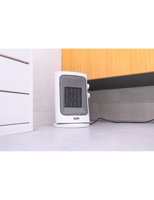 Calefactor vertical oscilante 1000 - 1500 w blanco