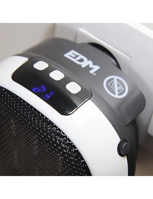 Mini calefactor cerámico de enchufe 700 w