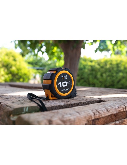 Flexómetro 10m x 25mm abs compact koma tools