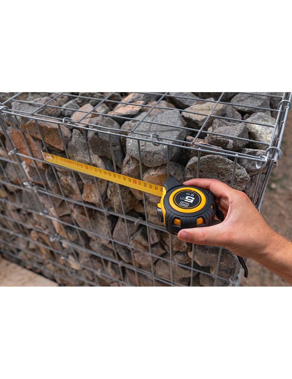 Flexómetro 5m x 25mm abs magnet