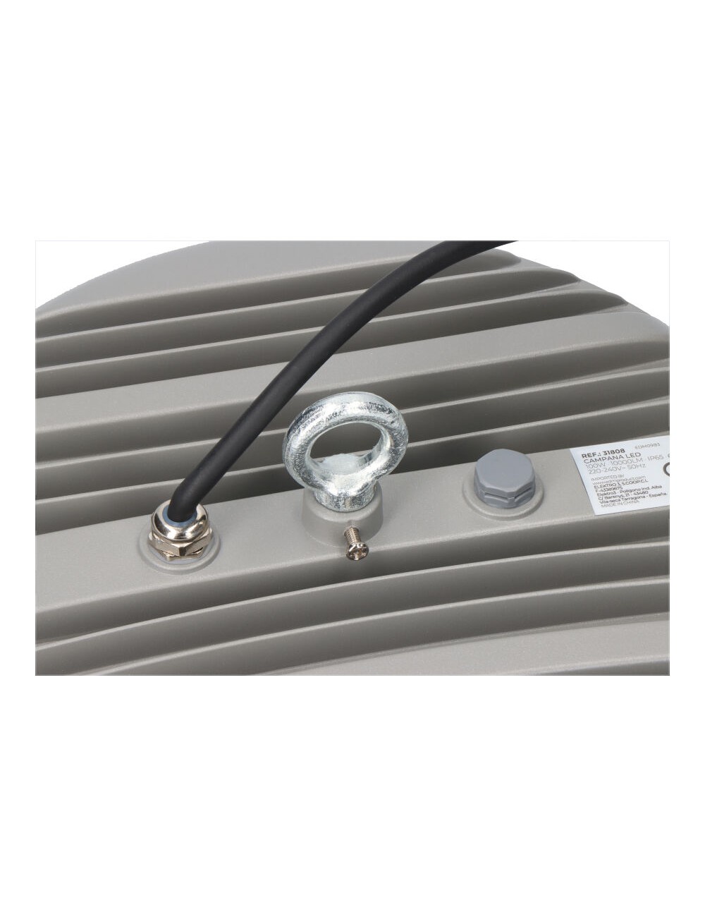 Campana led 100 w 6400 k 10000 lm ø26 x 4,5 cm