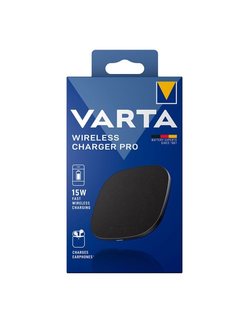 Cargador inalambrico wireless charger pro 15w varta