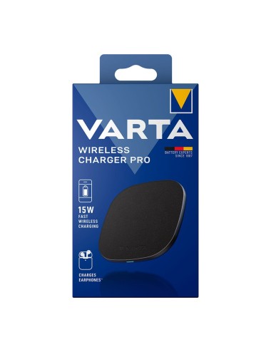 Cargador inalambrico wireless charger pro 15w varta