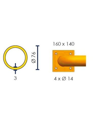 Barrera de Protección BAR3575NJ