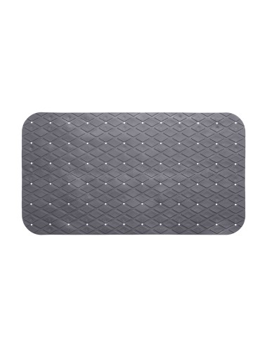 *ult.unidades* alfombra ducha rectangular gris 69x39cm