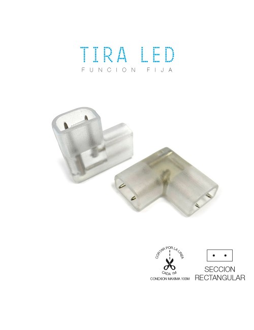 Empalme 90° para tira de led edm