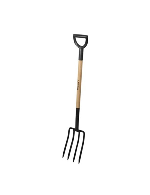 Horca para jardin. mango de madera y acero de carbono 114cm grown